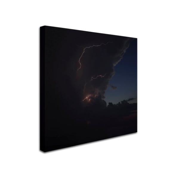 Kurt Shaffer 'Sunset Thunderhead #2' Canvas Art,35x35